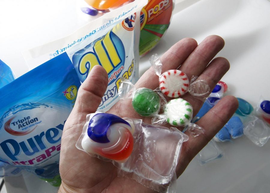The Tide Pod packets are NOT food, no matter how tasty they look. (Tom Burton/Orlando Sentinel/MCT)
