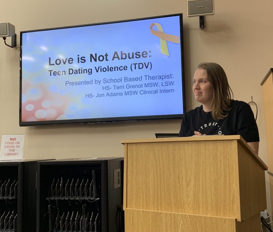 School Based has clinical services for those having trouble with Teen Dating Violence and who are seeking help and advice. (Photo by Madisen Snyder)

