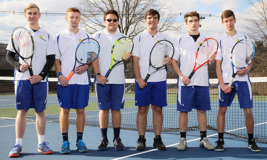 The boys tennis seniors have grown together for the last 4 years to accomplish their best season on the court yet after an offseason full of hard work. (Photo courtesy of Lamaton Yearbook) 