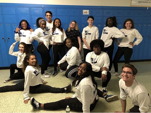 The Warren Hills Dance Club posing after its first performance at Mr. Warren Hills. (Photo courtesy of Hellen Andwati) 