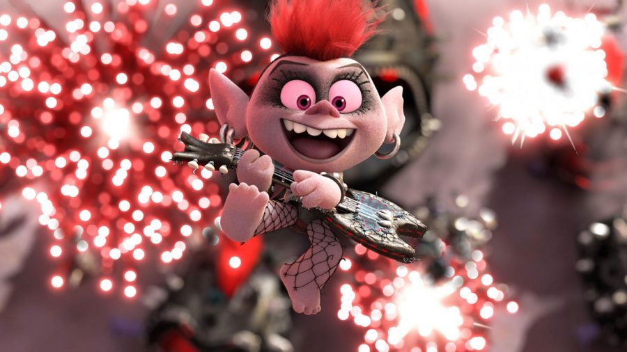 
Queen Barb (voiced by Rachel Bloom) makes her debut in Trolls World Tour. (MCT/DreamWorks Animation)
