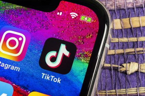 Instagram and Tiktok, shown above, are just two of the apps that children younger than 13 can access and have negative experiences on. (Dreamstime/TNS/MCT)