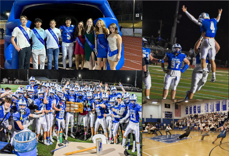 Warren Hills has a great time this Fall with The Homecoming Football Game, The Fall Pep Rally, and Crowning Homecoming King and Queen. (Photos courtesy of Melissa Anema, Heather Wight and
Ava Snyder)